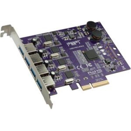 Plugable Technologies Plugable Technologies USB3-PRO-4PM-E USB-C to Ethernet Adapter for Retina Pixel Windows 10; 8 & 7 USBC-E1000